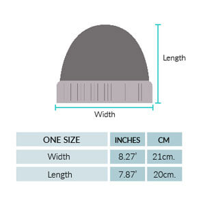 Shadow Knit Hat Dimensions