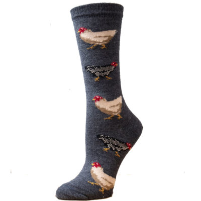 Red Maple Chicken Alpaca Socks