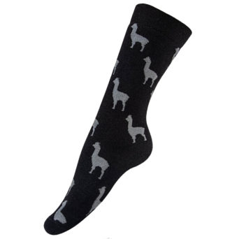 Alpaquita Unisex Socks in Black and Grey