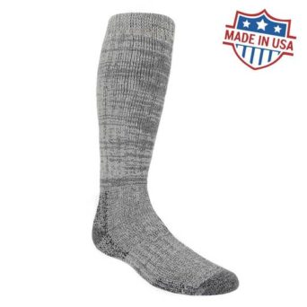 LC231 Arctic Knee High Alpaca Socks for Extreme Cold - Dark Grey
