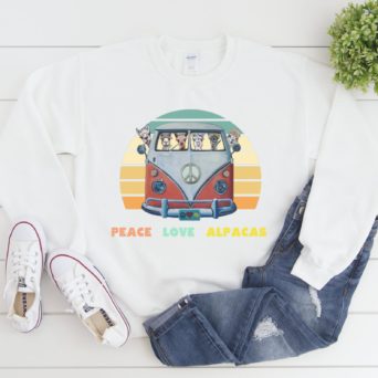Peace Love Alpacas Sweatshirt