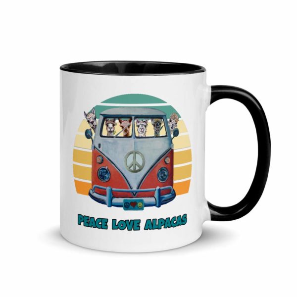 Peace Love Alpacas Coffee Mug