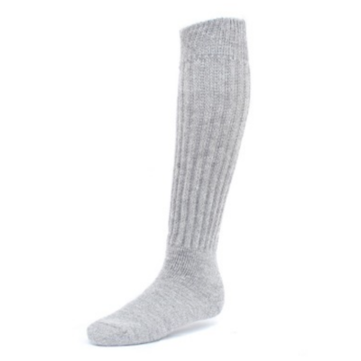 EA Relaxed Knee High Socks in Silver Grey
