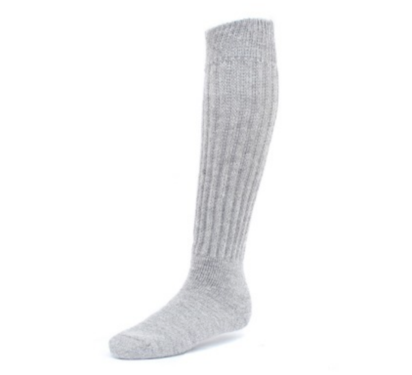 EA Relaxed Knee High Socks in Silver Grey