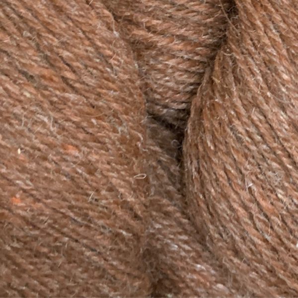 Brown and Orange Alpaca Blend Specialty Yarn