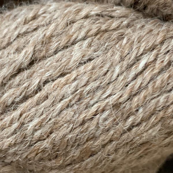 Rose Grey Alpaca Yarn With 5% Tussah Silk