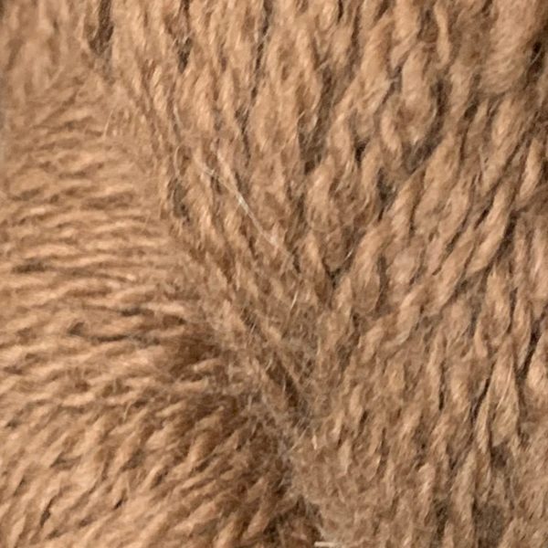 Captain Light Brown Alpaca Yarn in 2 Ply Worsted
