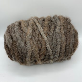Alpaca Rug Yarn in Brown and Grey
