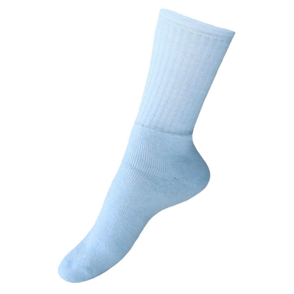 Light Blue Alpaca Sock