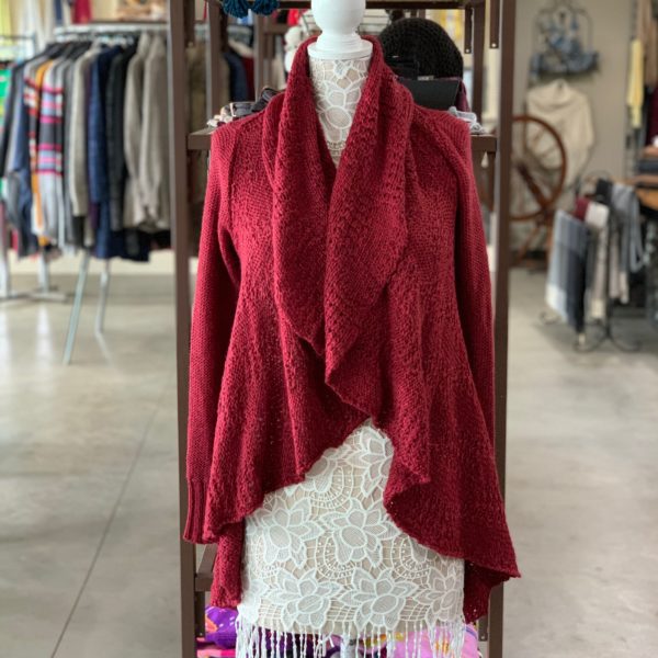 Cloe Alpaca Sweater in Red
