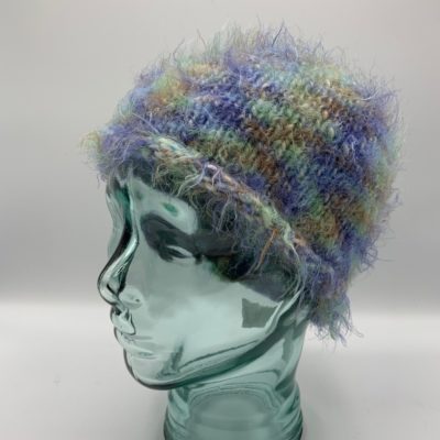Multicolor Alpaca Fiber & Fun Fur Hat