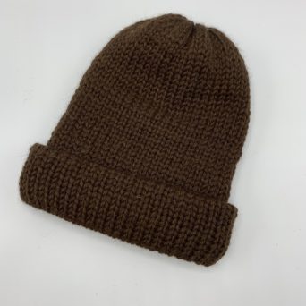 Brown Double Knit Hat
