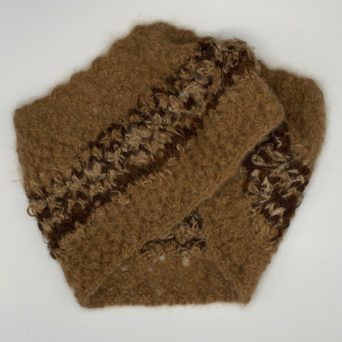 Brown and Fawn Alpaca Neck Warmer