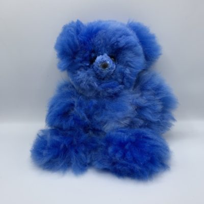 12" Baby Alpaca Teddy Bears in Blue