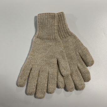 Reversible Baby Alpaca Gloves in Fawn