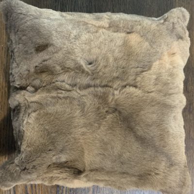 Brown Baby Alpaca Fur Pillow - 19"x19"