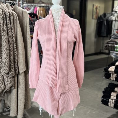 Pink Alpaca Blend Sweater